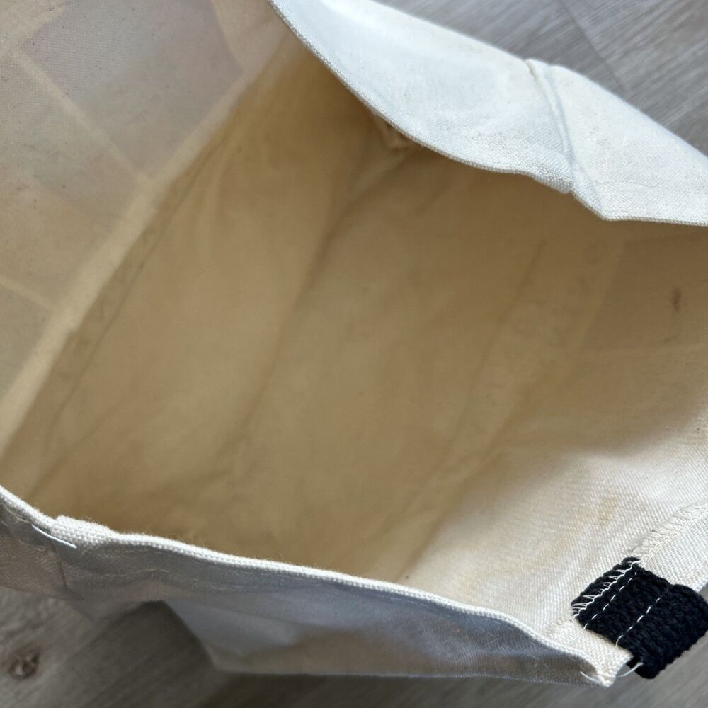 The Learning Channel TLC Canvas Tote Bag Rare 80's 90's Shoulder Strap Vintage - Picture 7 of 7